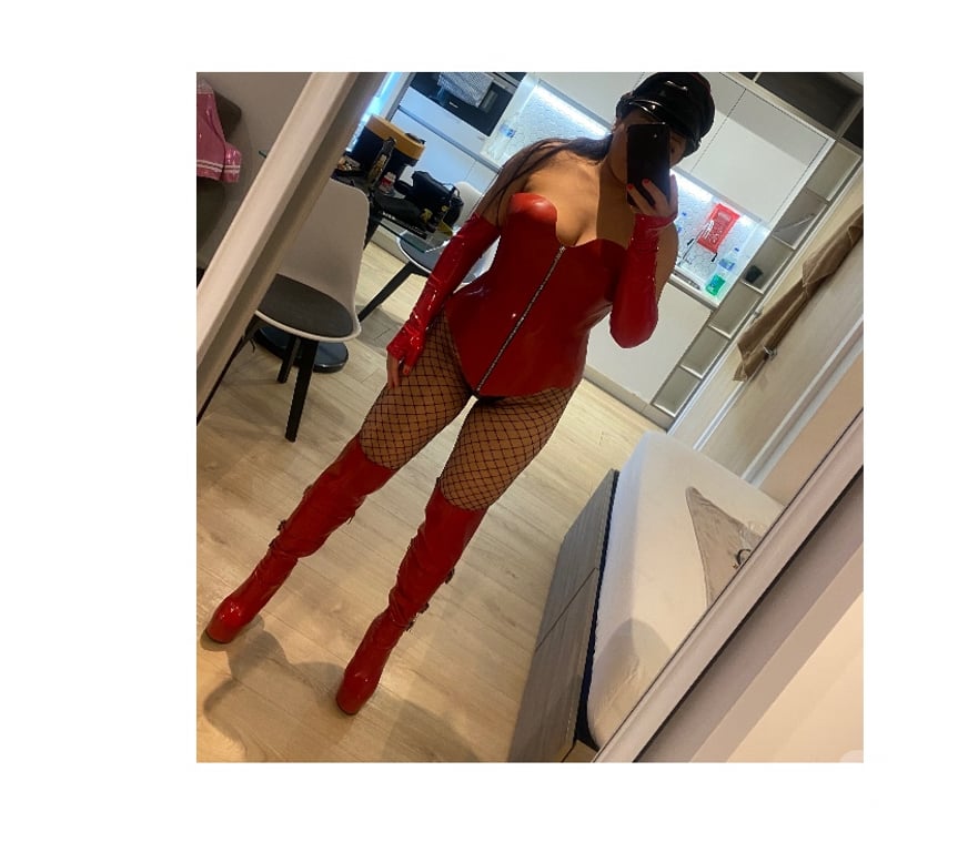 Thumbnail of Mistress Meduza BDSM WS latex PVC feet - Photo 5